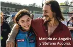  ??  ?? Matilda de Angelis y Stefano Accorsi.