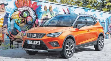  ?? FOTOS: SEAT ?? Gefällig: Mit dem Arona will Seat im boomenden Segment der kleinen SUV mitmischen.