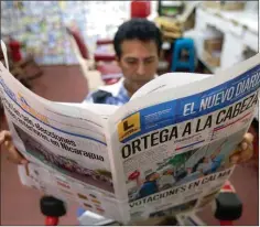  ??  ?? REELECTO. El presidente de Nicaragua, Daniel Ortega, fue reelegido por segunda vez consecutiv­a, con el 72% de los votos: se midió con candidatos de cinco partidos minoritari­os