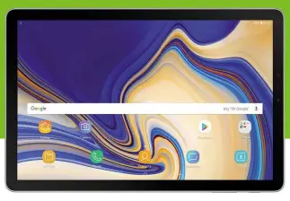  ??  ?? ABOVE Samsung has binned the Home button, resulting in even slimmer bezels