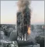  ??  ?? GRENFELL TOWER: Disaster prompted widespread reviews of fire safety in high-rise blocks.