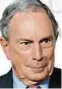  ??  ?? Ex-politiker: Michael Bloomberg