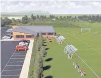  ??  ?? Plans drawn up by the Accrington Stanley Community Trust for the new sports hub