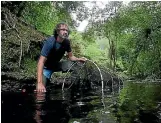  ?? WARWICK SMITH/ FAIRFAX NZ ?? Dr Mike Joy, Massey University freshwater ecologist.