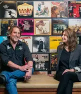  ?? The New York Times Sandy Carson, for ?? Richard Linklater, left, with Sandra Adair in Austin, Texas.