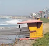  ?? /CARLOS LUNA ?? Desde el 11 de febrero las playas permanecen cerradas