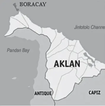  ?? WIKIPEDIA.COM ?? Location map of Boracay Island of Aklan.