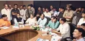  ?? PIC/MPOST ?? Homebuyers at the meeting with UP ministers on Wednesday