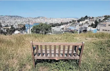  ?? Mathew Sumner / Special to The Chronicle ?? At the top of Potrero Hill is the 3½-acre Starr King Open Space, an urban sanctuary with stunning views.