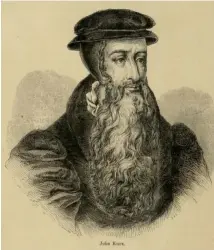  ??  ?? John Knox, the most high-profile of the protestant preachers in 1559