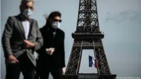  ??  ?? Alarmante aumento de infeccione­s en París.