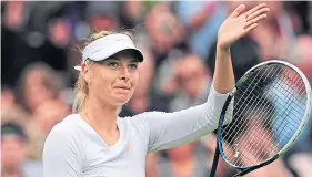  ??  ?? Maria Sharapova is calling it quits.
