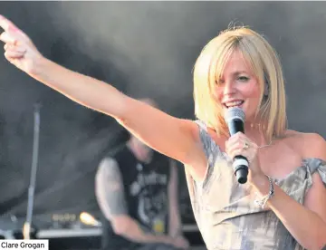  ??  ?? Clare Grogan