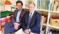  ??  ?? File photo of Imran Khan and Muhammad Akram.