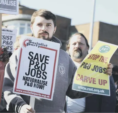  ?? ?? 0 P&O Ferries’ decision to sack its UK crew sparked a public backlash, civil and criminal probes and the potential of personal liability for directors