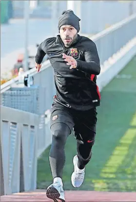  ?? FOTO: FCB ?? Mascherano, cuesta arriba Su situación actual en el Barça le tiene preocupado