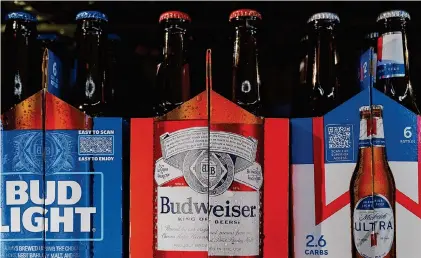  ?? Godofredo A. Vásquez/Associated Press ?? Anheuser-Busch’s CEO acknowledg­ed last week that Bud Light had dragged down the company’s sales in North America. Some consumers had called for a boycott of the beer over a marketing campaign that included a transgende­r influencer.