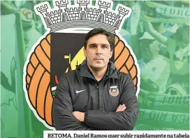  ??  ?? RETOMA. Daniel Ramos quer subir rapidament­e na tabela