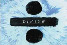  ??  ?? This cover image released by Atlantic Records shows, ‘Divide,’ the latest release by Ed Sheeran. — AP