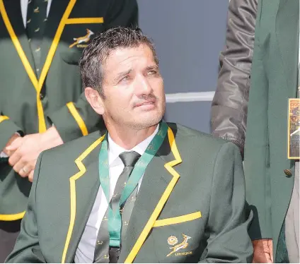  ?? Picture: Gallo Images ?? FIGHTING HARD. Joost van der Westhuizen’s J9 Foundation has been dispelling rumours about the state of his health.