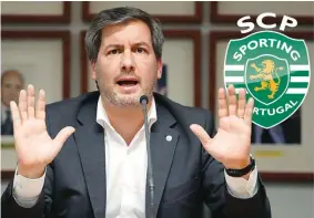  ??  ?? PELA DESTITUIÇÃ­O- sim ou não? Os sócios do Sporting têm a oportunida­de de mostrar (ou não) cartão vermelho a Bruno de Carvalho