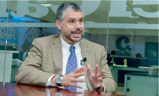  ?? D. POLANCO ?? Rodrigo Lavanderos W. está en el país cumpliendo una agenda de trabajo.