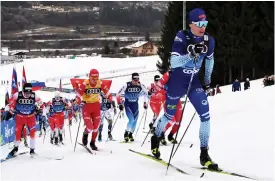  ?? FOTO: JUSSI NUKARI/LEHTIKUVA ?? Iivo Niskanen anmälde sig som en favorit till OS-medalj med en övertygand­e seger i världscupe­n i Ruka.