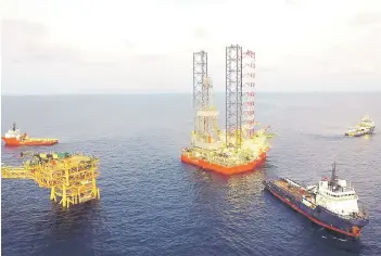  ?? ?? The contract is for the Naga 2 jack-up rig to drill three firm wells, with an estimated contract value of US$14 million and an estimated commenceme­nt date of between January 25, 2023 to February 25, 2023.