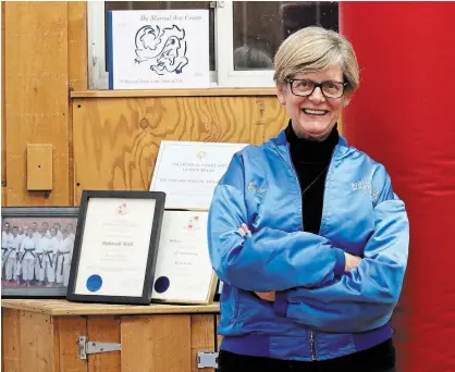  ?? VICTORIA NICOLAOU SPECIAL TO THE NIAGARA FALLS REVIEW ?? Deborah Toth owned the Martial Arts Center in Niagara Falls for 27 years before her retirement at age 67 earlier this year.