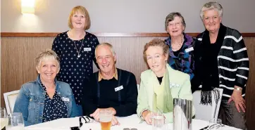  ??  ?? Left: Probus Club members attending the cluster meeting included, back row from left Maree Savich (Bunyip/Garfield), Glenys Cliff (Warragul Tarago), Jenny Snape (Warragul Ranges), front row Sally and Ivan Standen (Bunyip/Garfield) and Val Murphy...