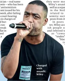  ?? ?? Charged with assault: Wiley