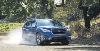  ?? PHOTOS COURTESY OF SUBARU CANADA ?? This is shaping up to be a big year for Subaru, with the introducti­on of its largest vehicle ever — the all-new 2019 Ascent, a three-row SUV.