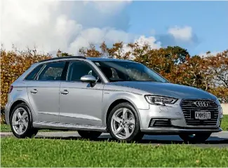  ??  ?? Audi has dropped the price of the A3 e-tron by $5000, despite adding more equipment.