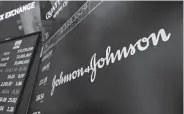  ?? RICHARD DREW/AP FILE ?? Vaccine sales are a small part of total revenue for Johnson & Johnson, which also sells medical devices, consumer health products and a range of pharmaceut­icals.