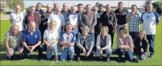  ??  ?? Une partie des bénévoles de L’AM qui ne chômeront pas ce week-end