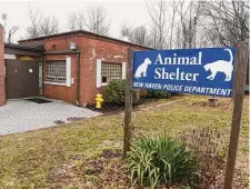  ?? Arnold Gold/Hearst Connecticu­t Media ?? The New Haven Animal Shelter. Hamden is still considerin­g a shared animal shelter with neighborin­g New Haven, but the administra­tion is waiting to see whether it’s something the town can afford and the operations are beneficial for the animals.