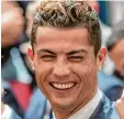  ??  ?? Das Original: Real Madrid Spieler Cris tiano Ronaldo.