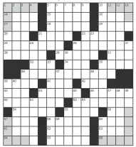  ??  ?? EDITED BY WILL SHORTZ |
Puzzle by
PAMELA KLAWITTER
WEDNESDAY, AUGUST 7