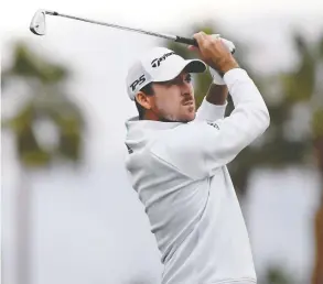  ?? HARRY HOW / GETTY IMAGES ?? Abbotsford native Nick Taylor returns to Pebble Beach, where last year he led wire-towire and took down Phil Mickelson on a blustery Sunday to win by four shots.