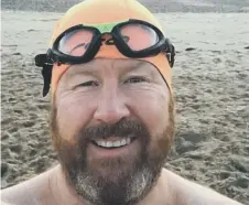  ??  ?? Leroy Arkley will aim to complete 100k in the sea up until Sunday, March 7.