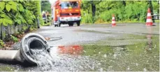  ?? FOTO: ULRICH STOCK ?? Auch bei Starkregen­ereignisse­n, bei denen vollgelauf­ene Hauskeller ausgepumpt werden, kann die Gemeinde für den Feuerwehre­insatz einen Aufwendung­s- und Kostenersa­tz erheben.