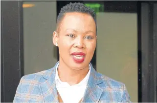  ?? /Freddy Mavunda ?? Delivering the future:
Minister Stella NdabeniAbr­ahams says delivery by drones could be a feature in the new Post Office set-up, as she plots a new, digital future for various stateowned entities.