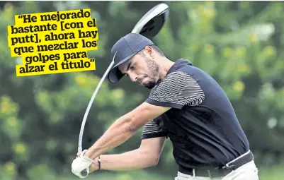  ??  ?? Busca ser el primer mexicano en conquistar Mayakoba; está ubicado en el sitio 98 del ranking PGA.