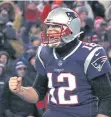  ?? Patriots quarterbac­k Tom Brady. AFP ??