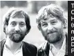  ??  ?? The late Chas Hodges (right) with musical partner Dave Peacock