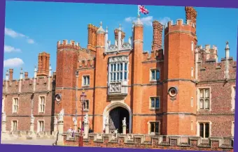  ??  ?? Flagging: Hampton Court has missed the crowds during lockdown