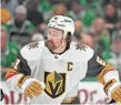  ?? JEROME MIRON/USA TODAY SPORTS ?? Golden Knights right wing Mark Stone returned Monday after missing 26 games.