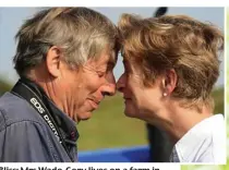  ??  ?? Bliss: Mrs Wade-Gery lives on a farm in Suffolk with husband Simon Roberts