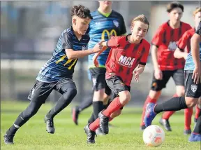  ?? ?? Silver lining: Shepparton Junior Soccer Associatio­n has called time on its Mini Roos season, but intends to press on with a finals weekend.