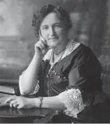  ?? C. JESSOP/THE CANADIAN PRESS ?? Thanks to Nellie McClung and her stalwarts, most women won the right to vote in Manitoba, Alberta and Saskatchew­an 100 years ago.